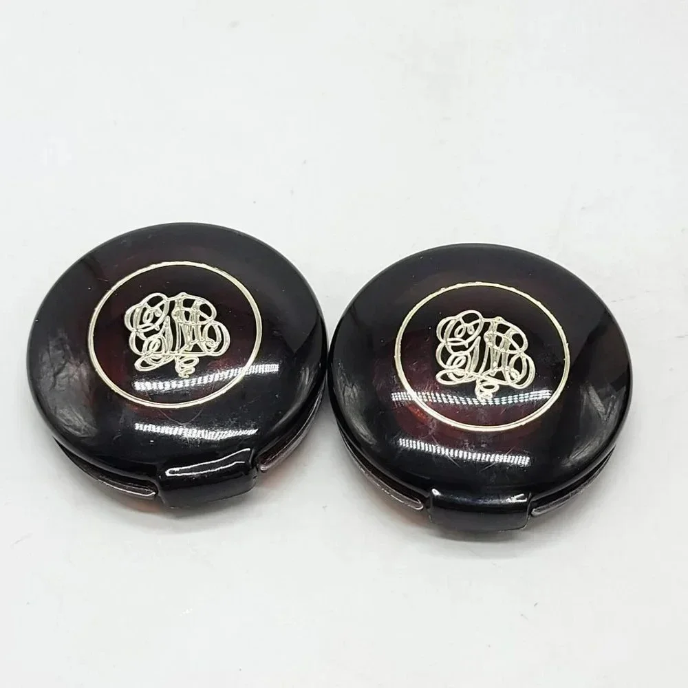Germaine Monteil Womens Compact Superglow Solid Satin Powder Sheer LOT OF 2 VTG